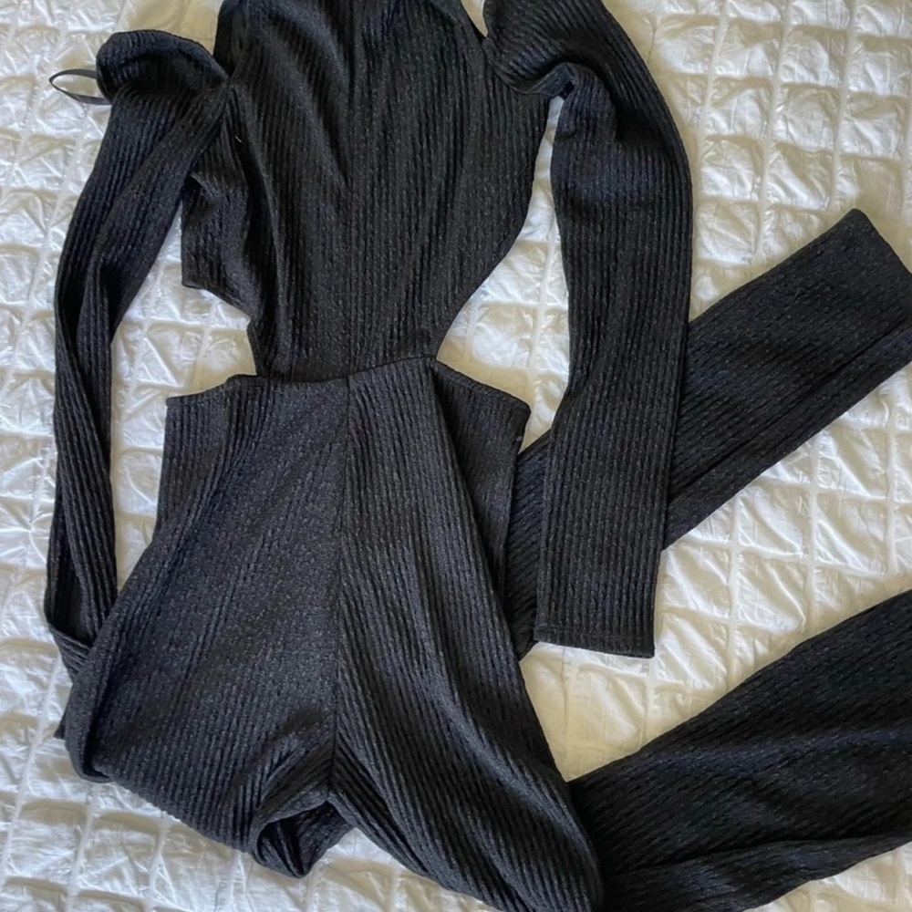 REVOLVE X Michael Costello ribbed cut out jumpsuit - Picture 8 of 10